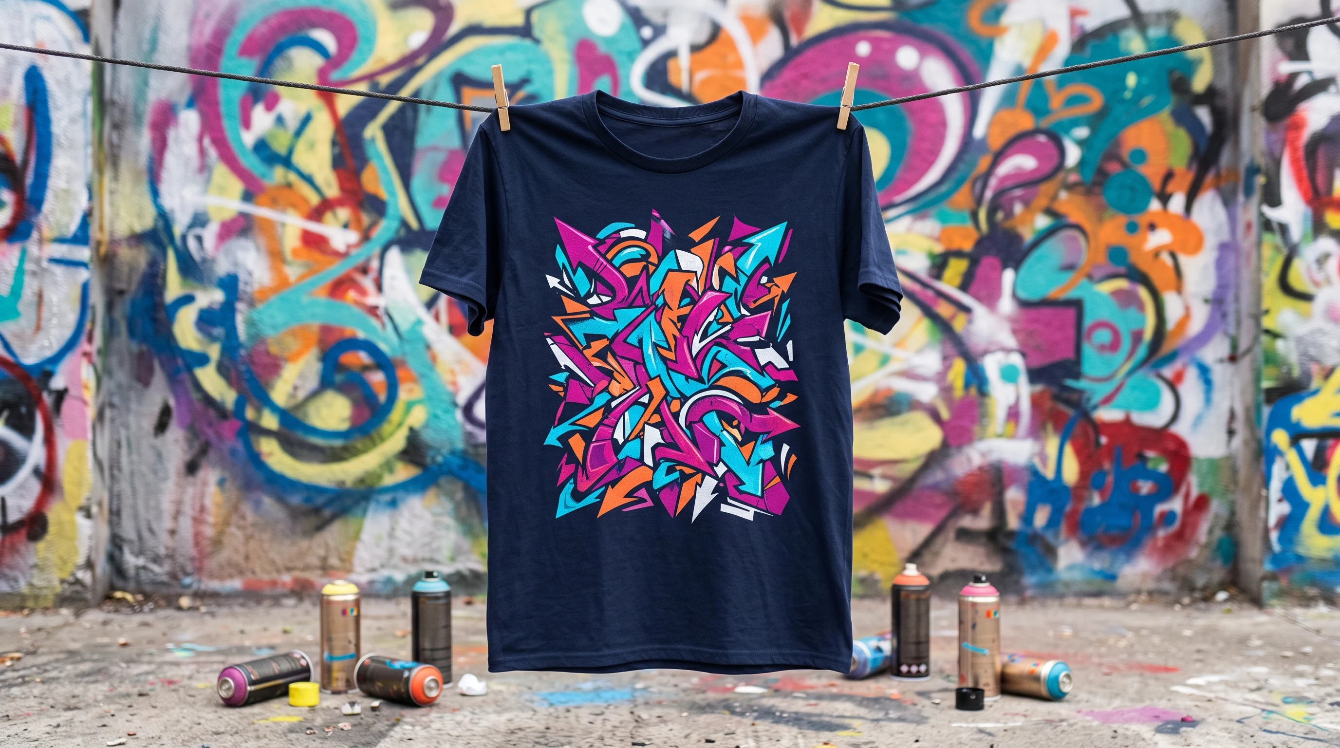 Titelbild zum Artikel: Graffiti Shirt: Designideen für urbane Street-Looks