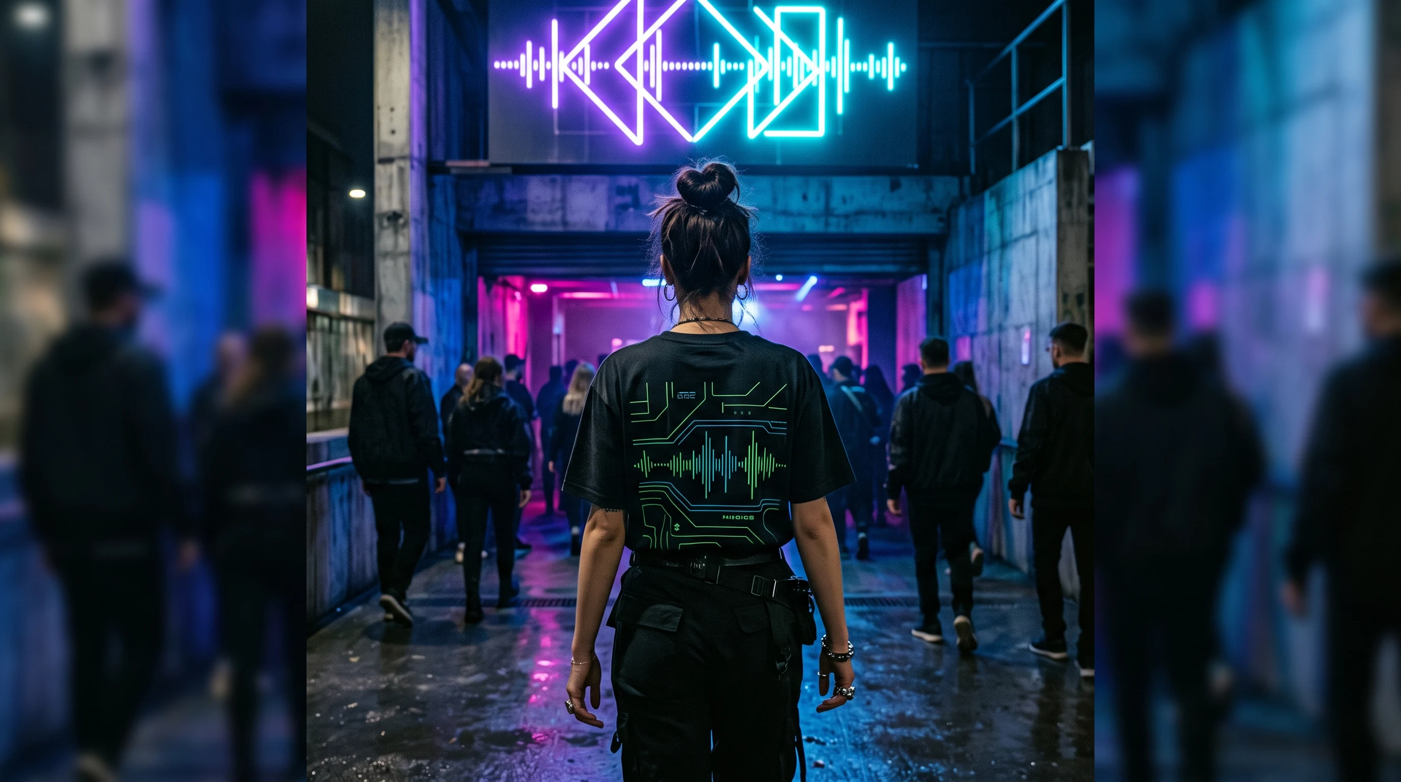 Titelbild zum Artikel: Techno-Shirt: Ideen für Club- und Festivalmotive mit Stil