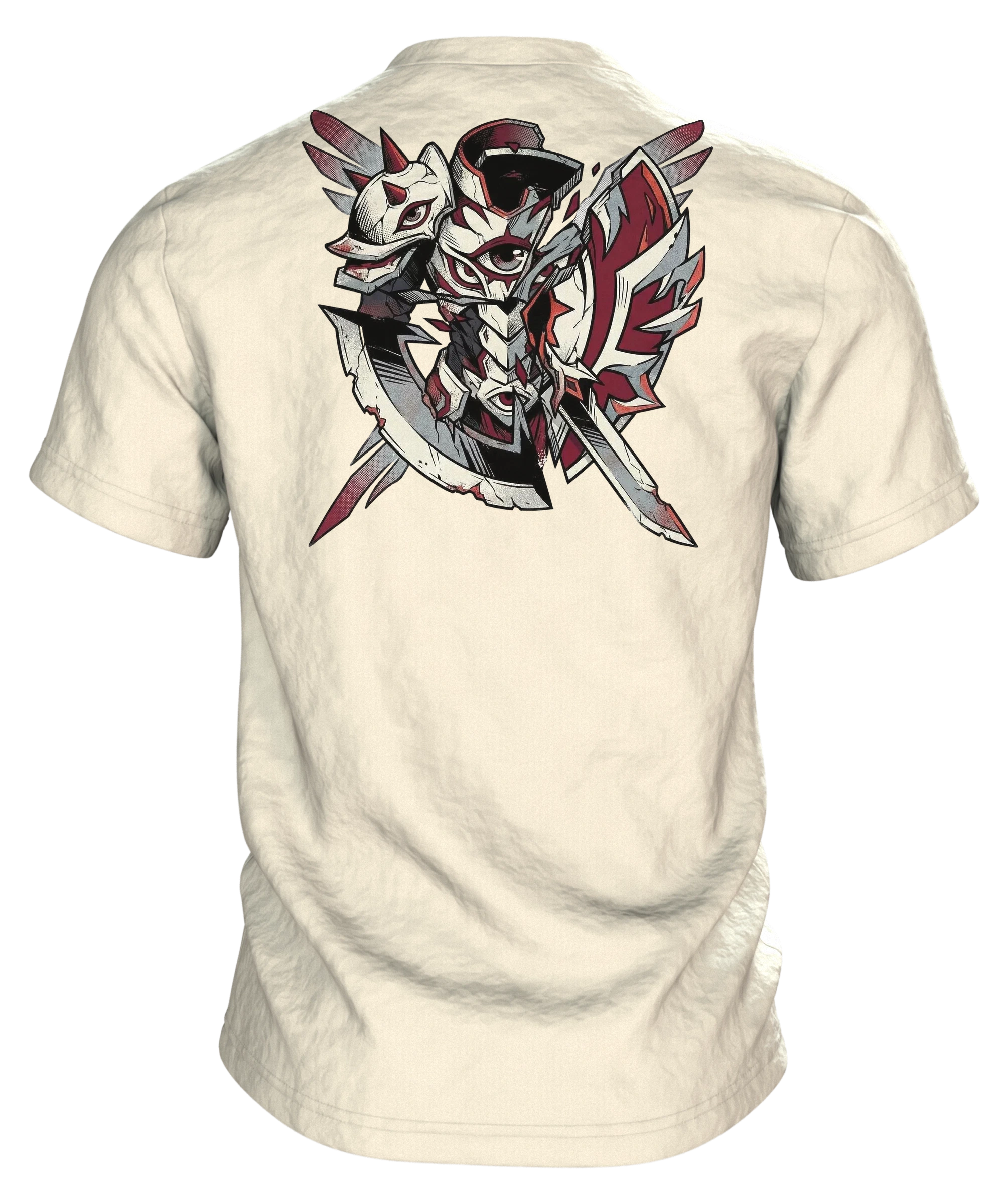 Stilisiertes Auge T-Shirt, Rückseite