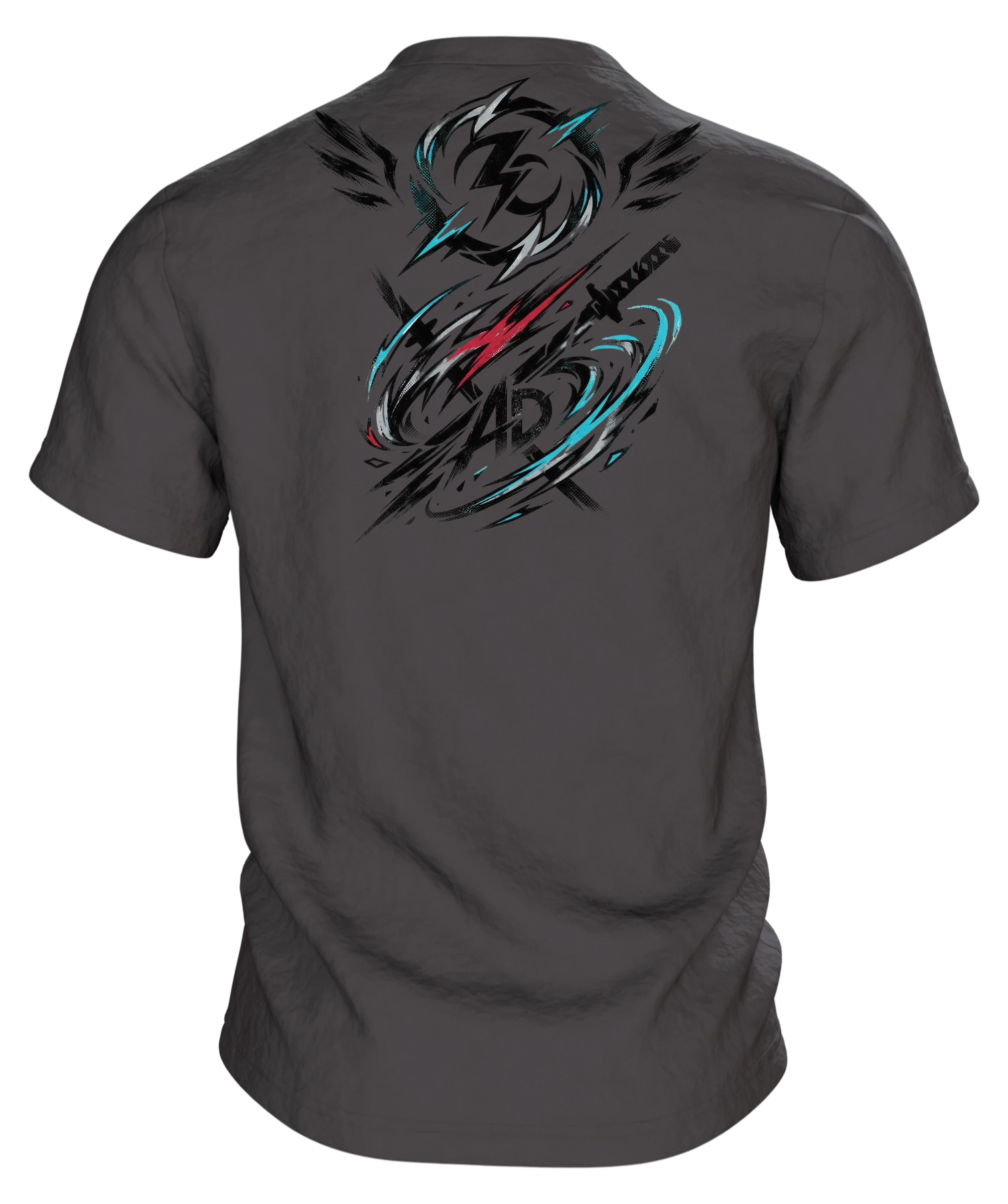 Roboter Kopf T-Shirt, Rückseite