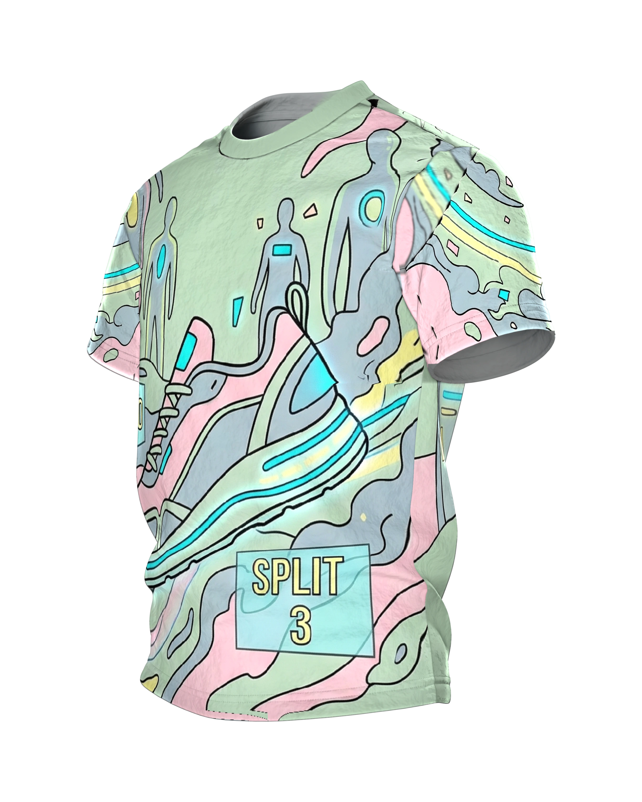 laufschuh: Premium T-Shirt, Seitenansicht rechts