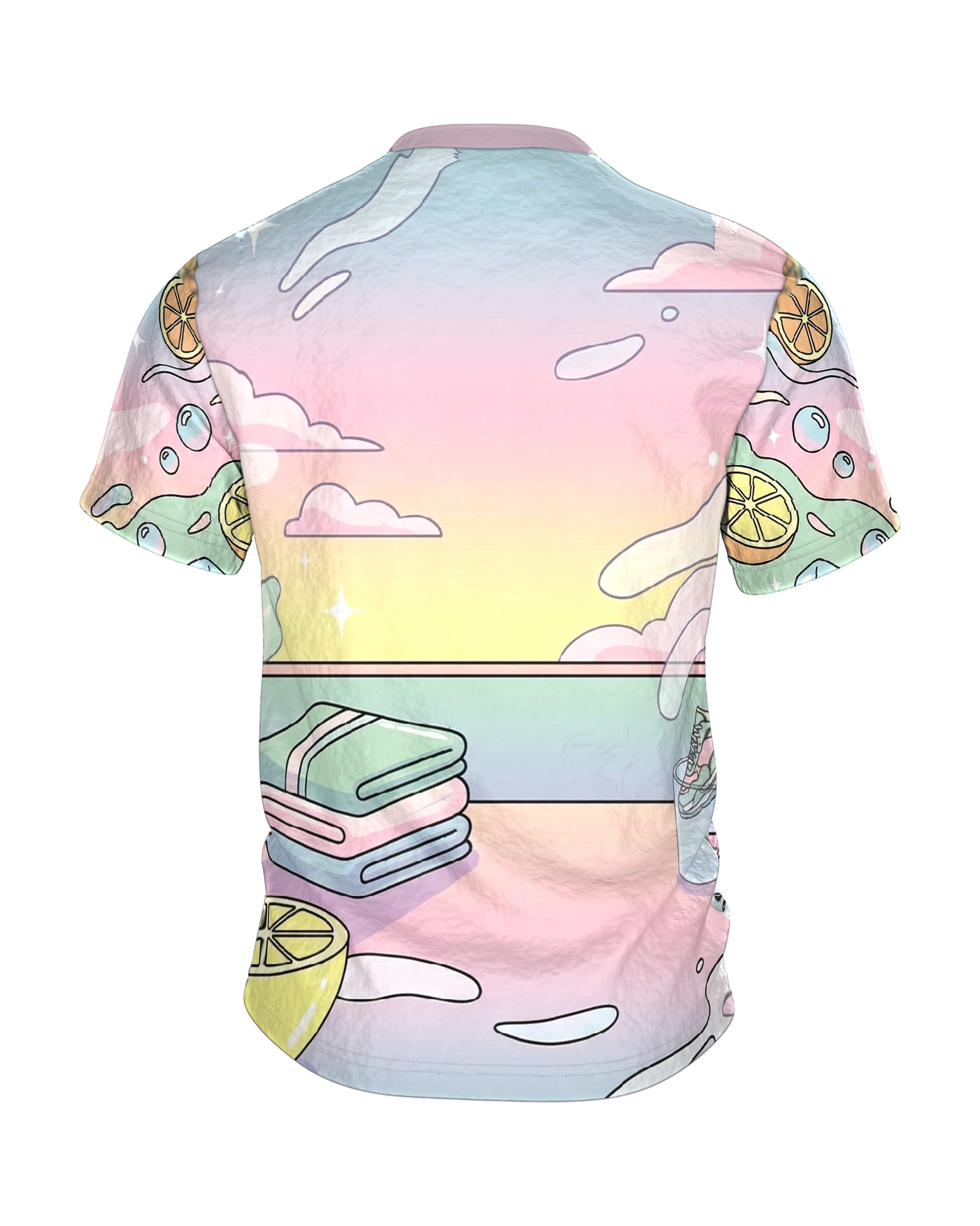 laufschuh: Premium T-Shirt, Rückseite