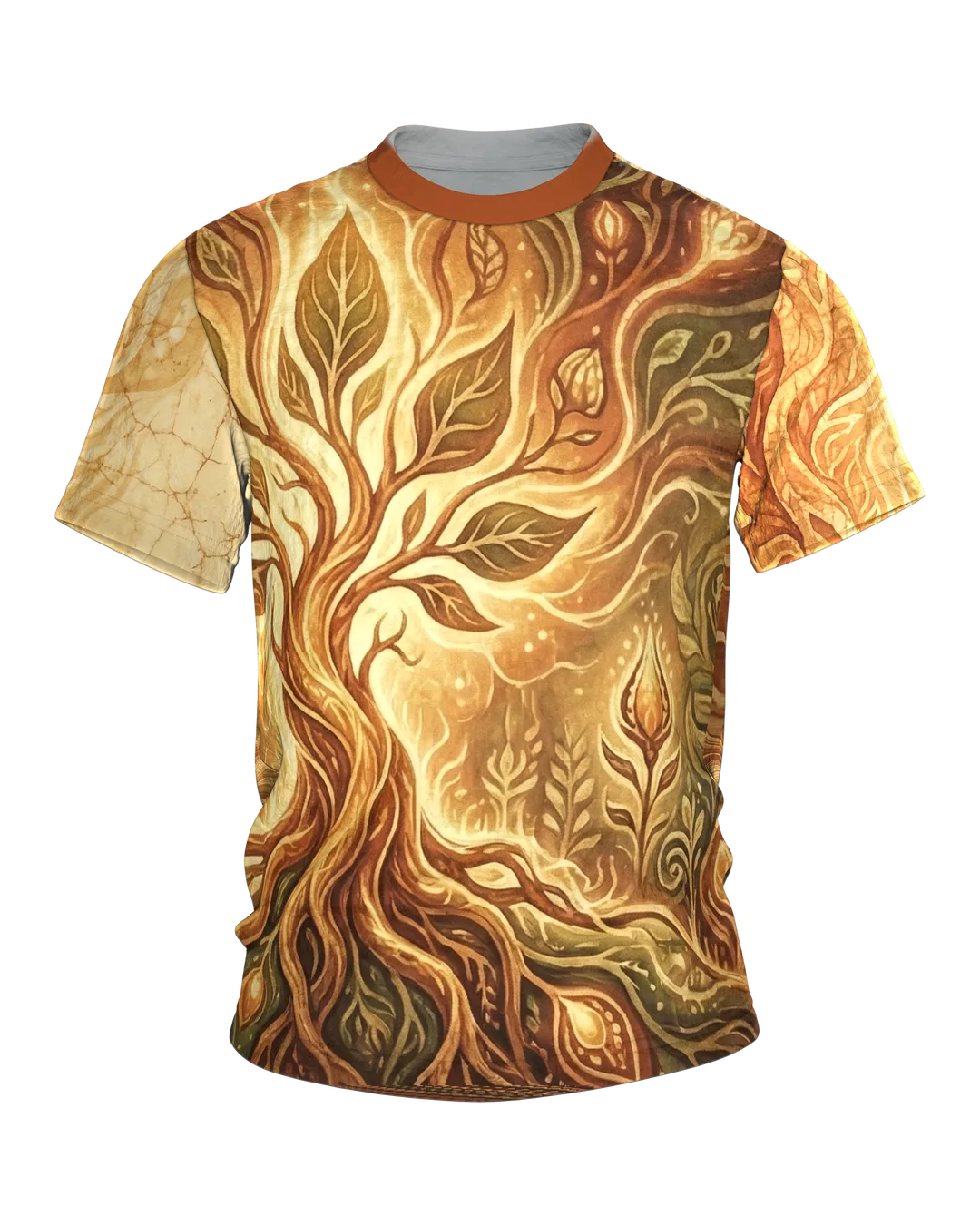 Leuchtender Lebensbaum T-Shirt: Mystische Botanik