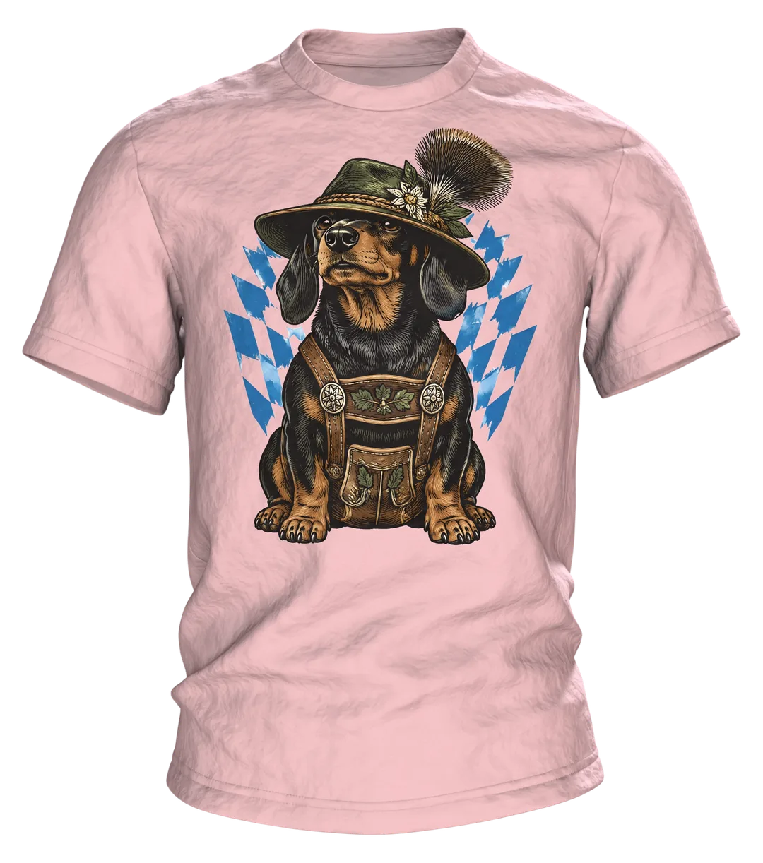 Bayerischer Dackel T-Shirt: Originelles Alpen-Design