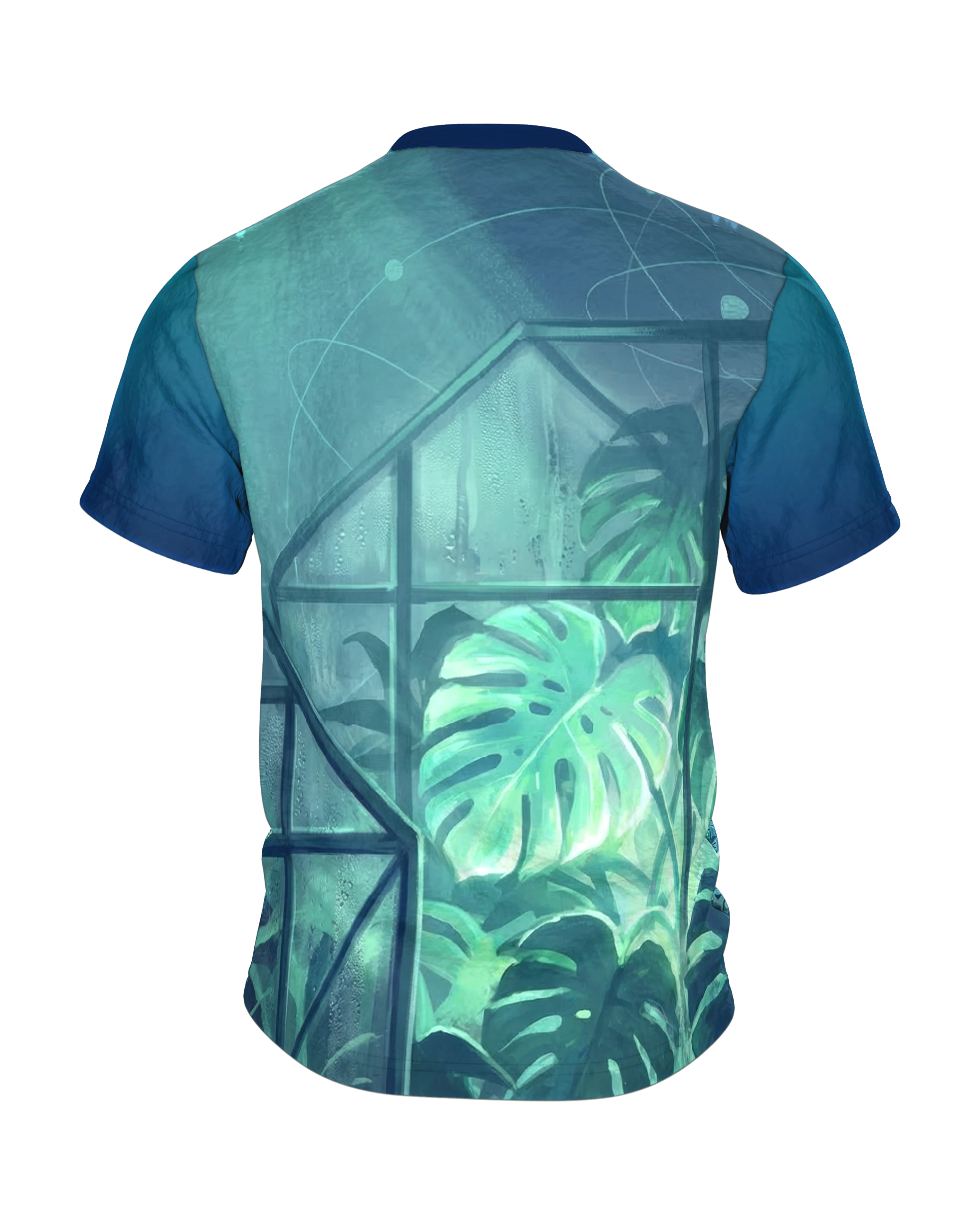 satellit: Premium T-Shirt, Rückseite