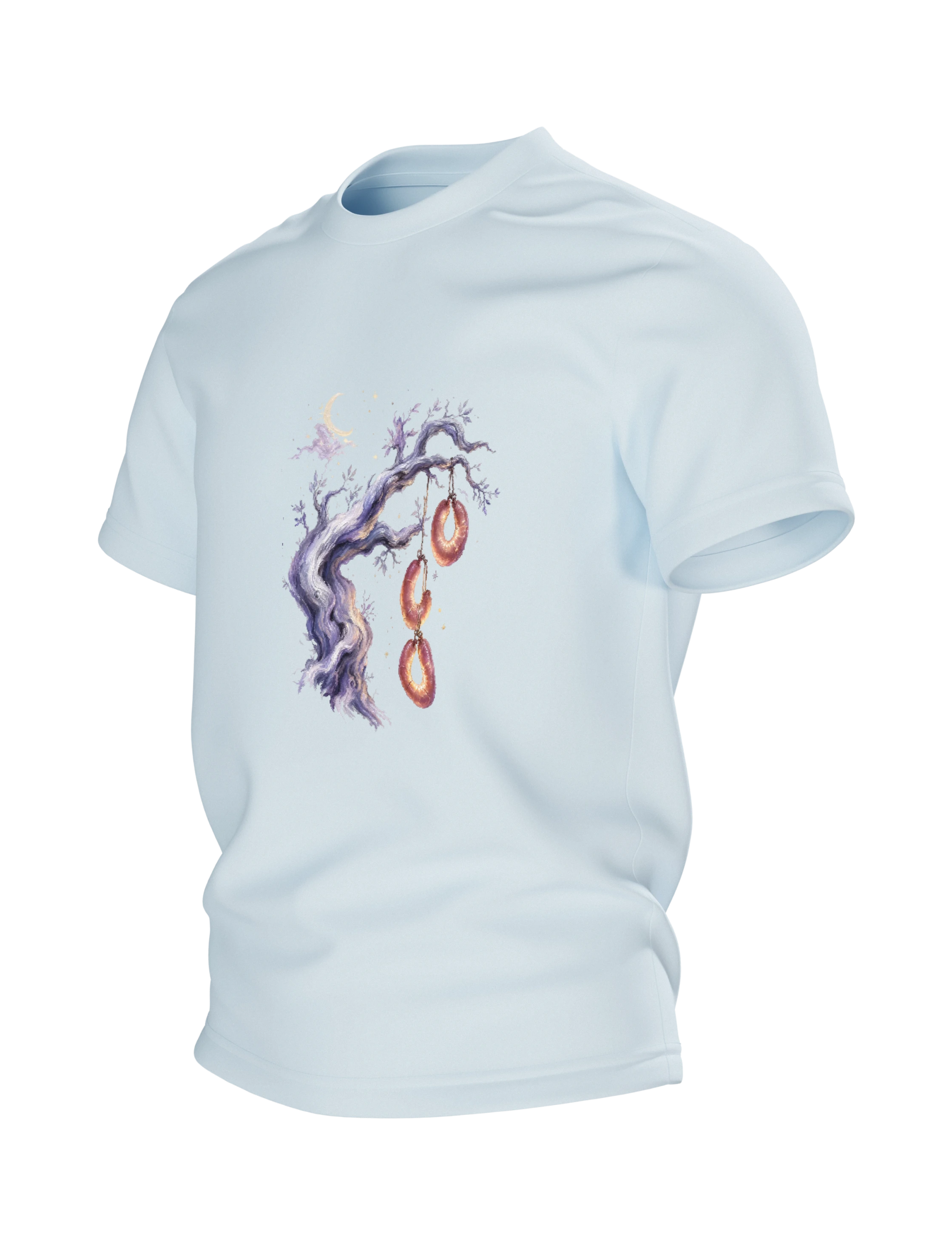Wurstbaum Märchen Aquarell T-Shirt — 3/4-Ansicht