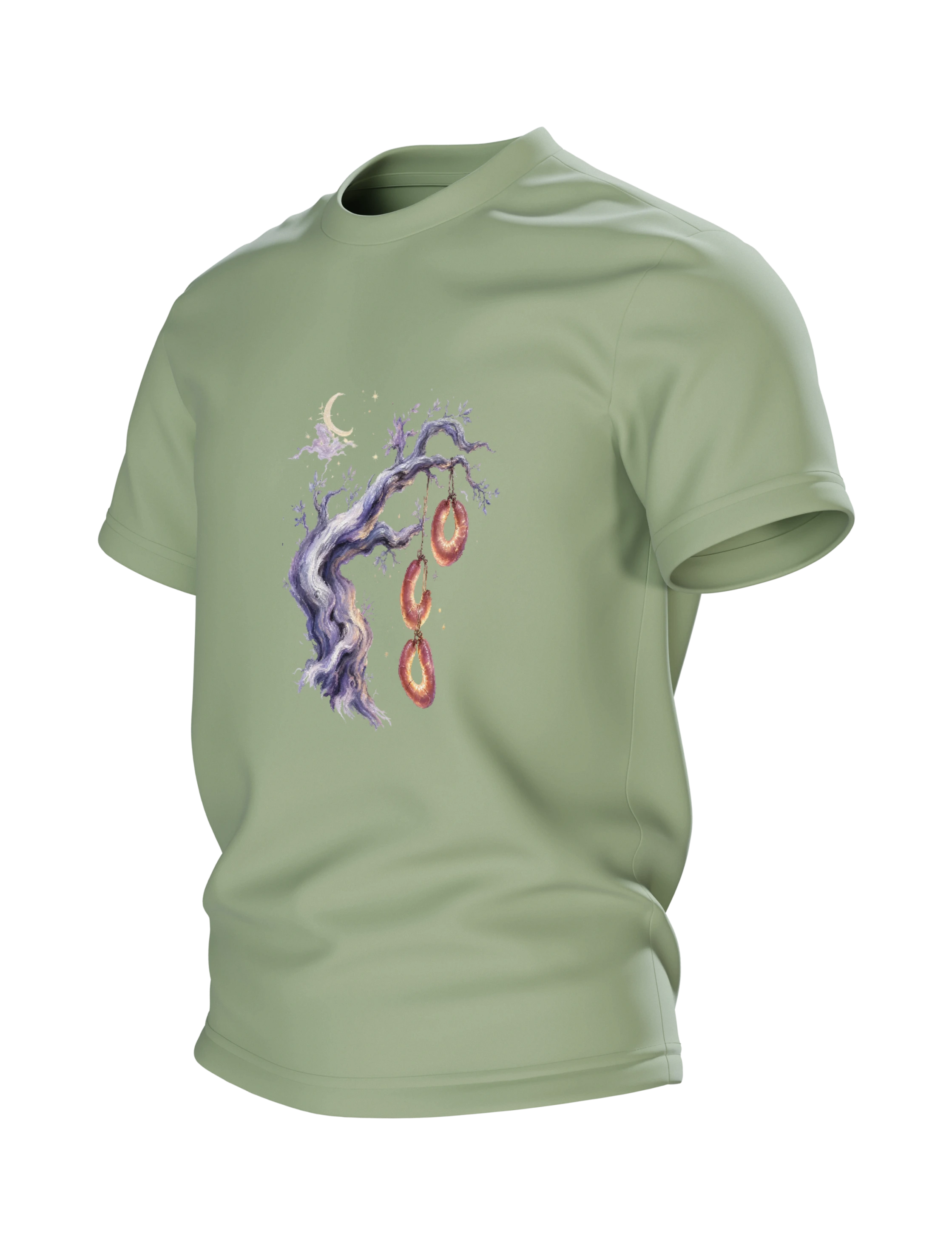 Wurstbaum Märchen Aquarell T-Shirt