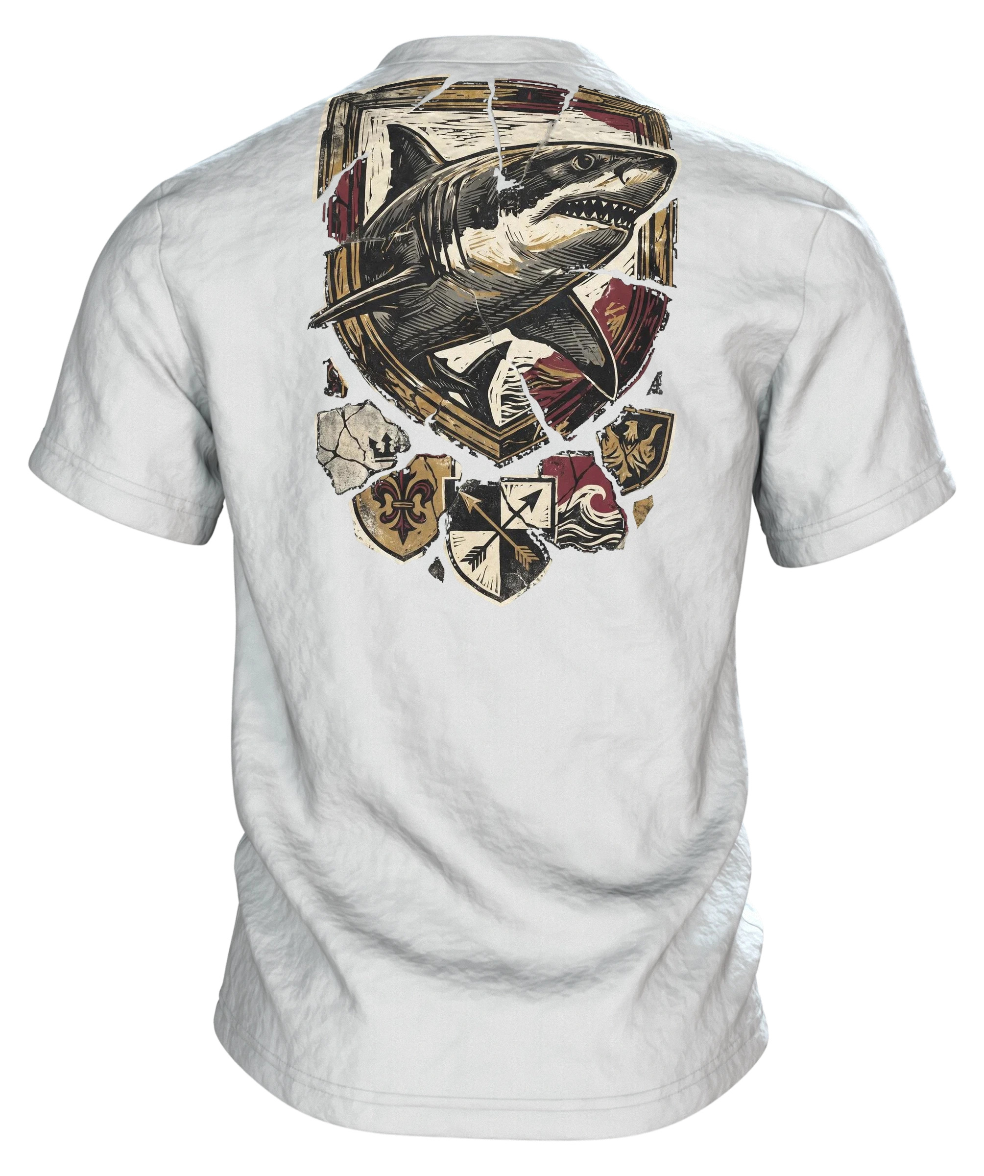 hai: Premium T-Shirt, Rückseite