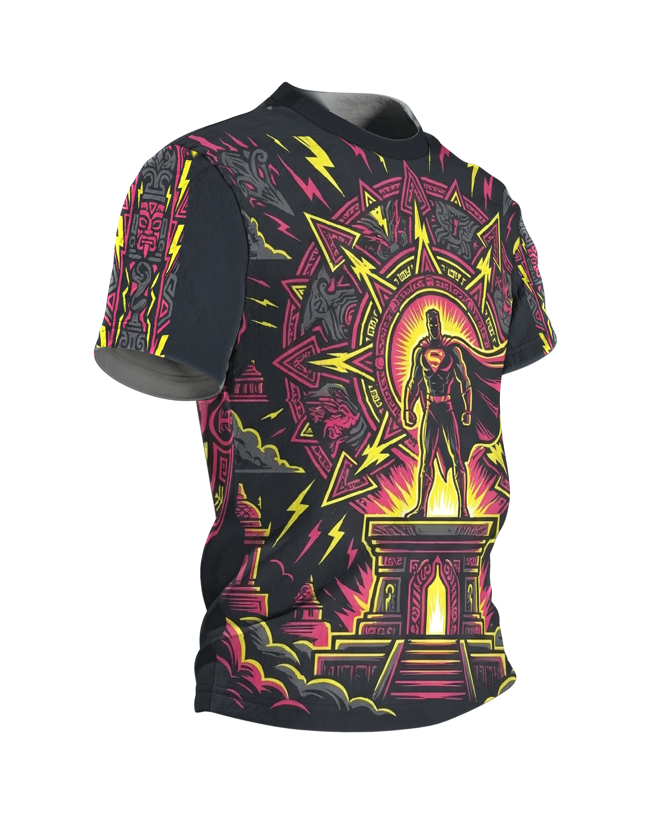meme-face: Premium T-Shirt, Seitenansicht links