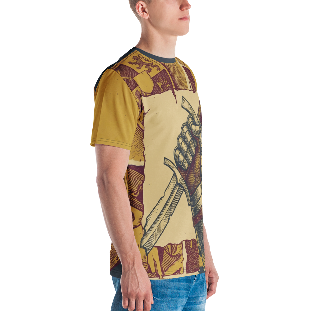 Zerbrochenes Schwert T-Shirt — Rechter Ärmel