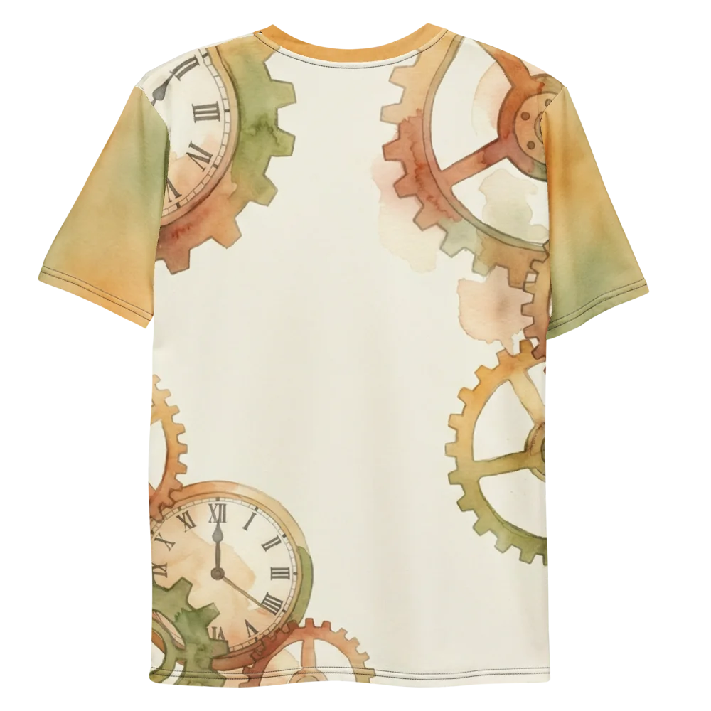 Aquarell Steampunk Zahnräder T-Shirt
