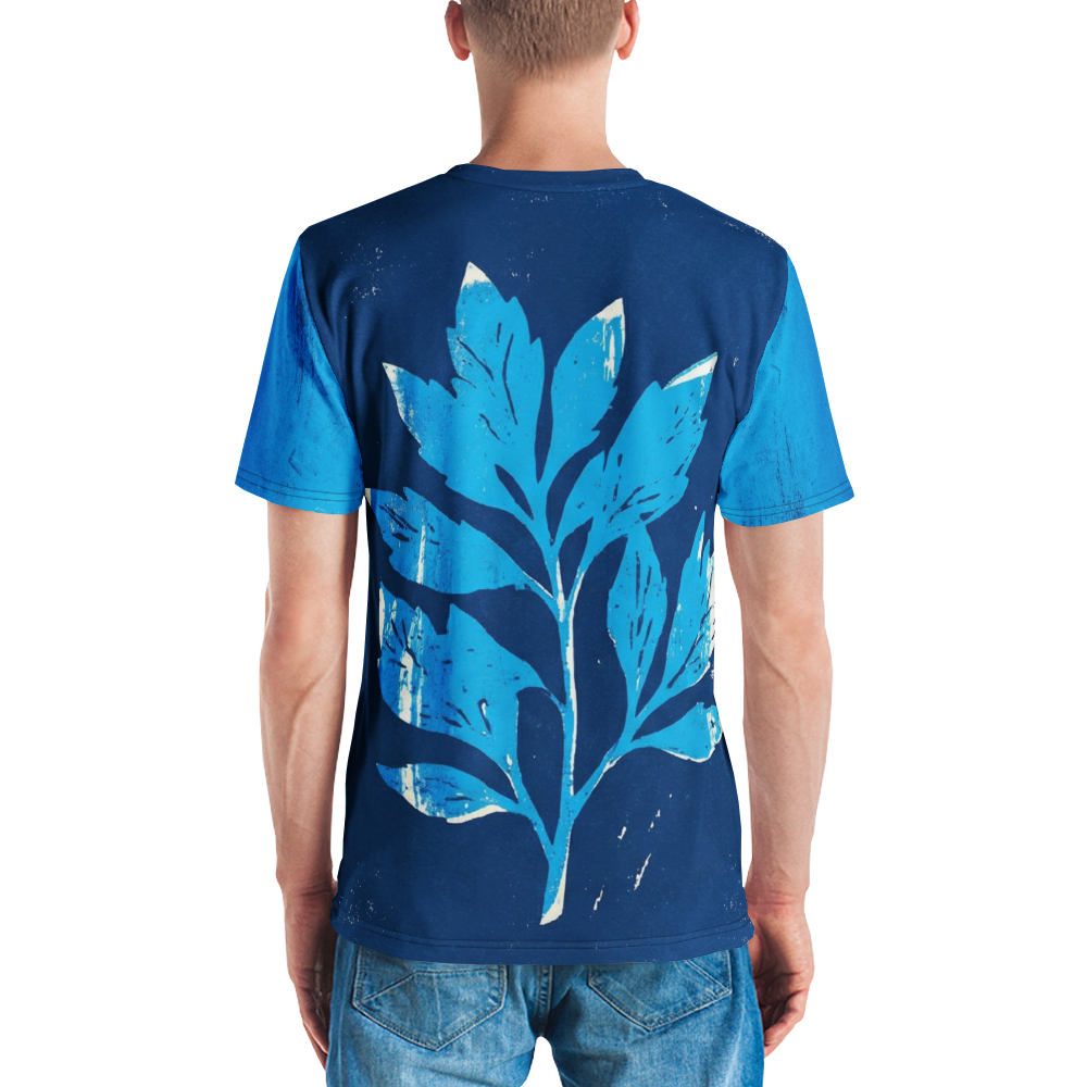 Cyanotypie Sonnenblume T-Shirt — Ansicht 6