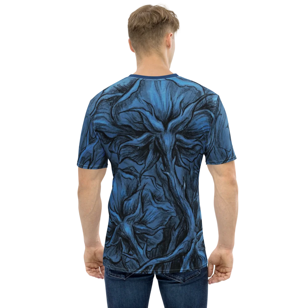 Rosen Dornen T-Shirt — Tattoo Stil Mid-Century