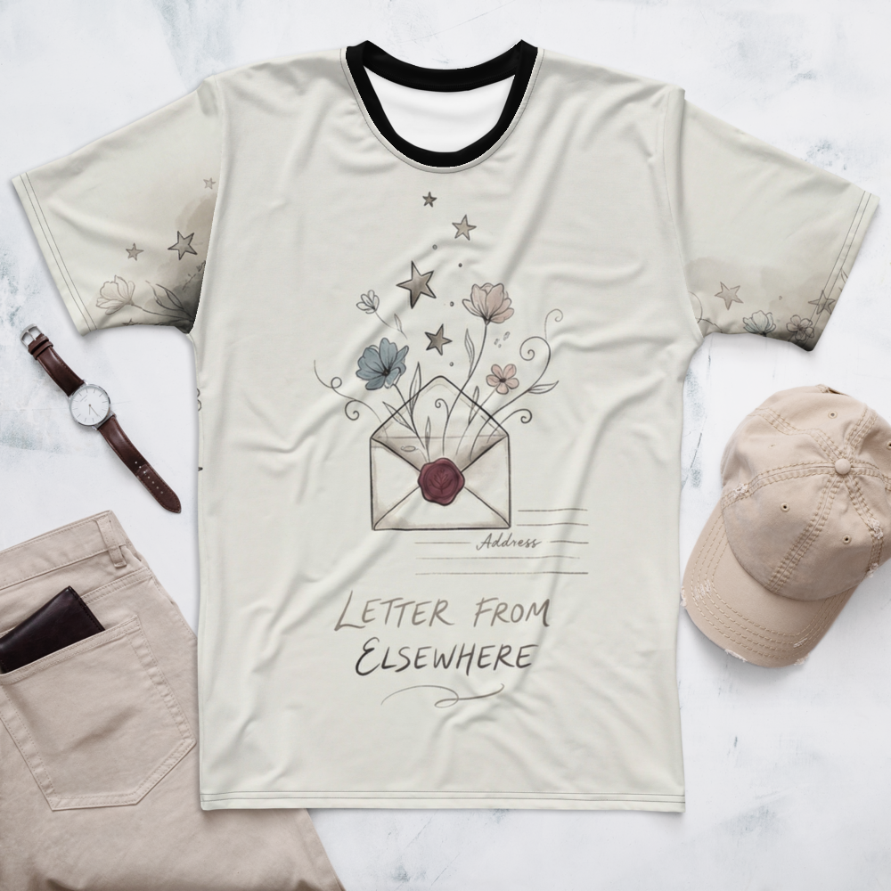 Blumenbrief Umschlag T-Shirt