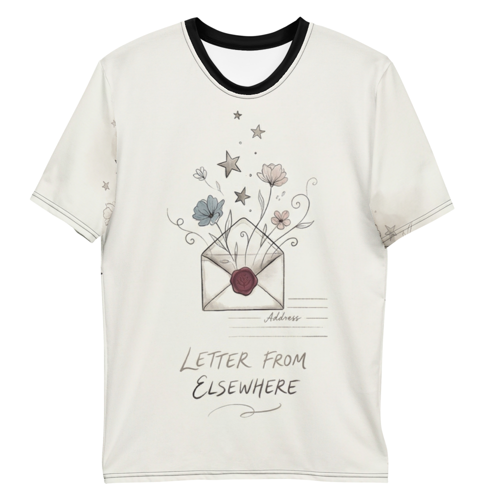 Blumenbrief Umschlag T-Shirt