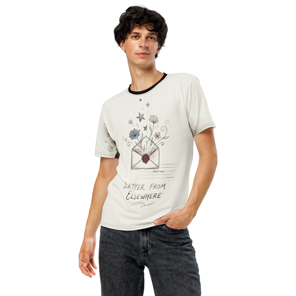 Blumenbrief Umschlag T-Shirt — Ansicht 5