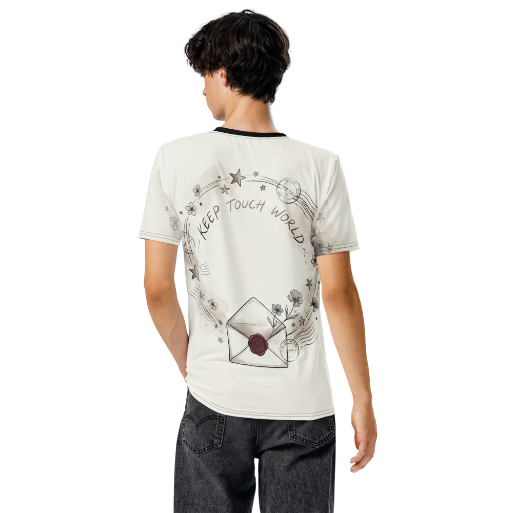 Blumenbrief Umschlag T-Shirt — Ansicht 6