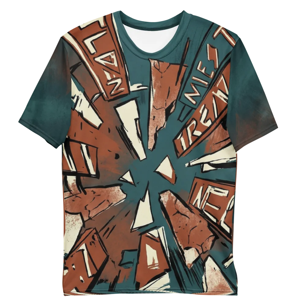 Abstraktes Urban Art T-Shirt