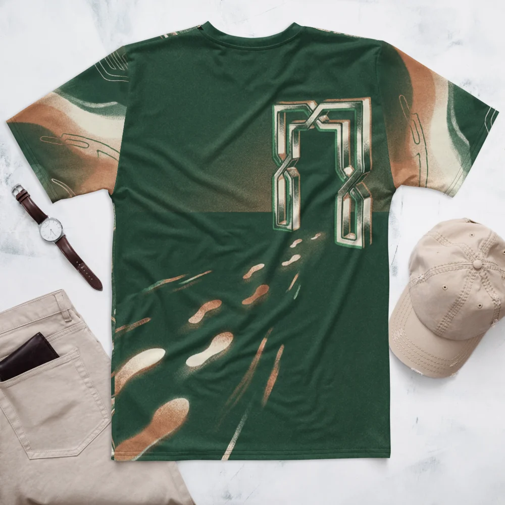 Smug Cyber Face T-Shirt — Schaltkreis Cyberpunk — Rückseite
