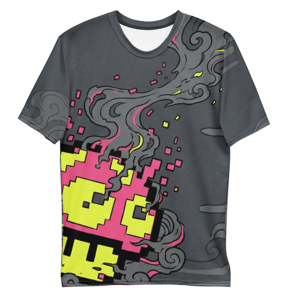 8-Bit Pilz T-Shirt – Neon Retro Streetwear Design