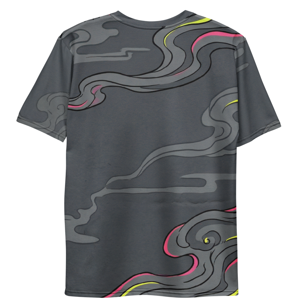 8-Bit Pilz Pink Gelb — Pixel Glitch Retro Streetwear T-Shirt