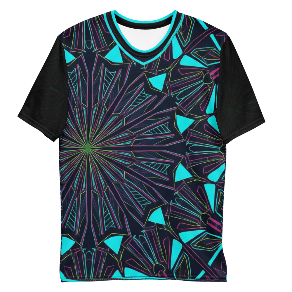 Neon Schmetterling T-Shirt – Geometrisches Design