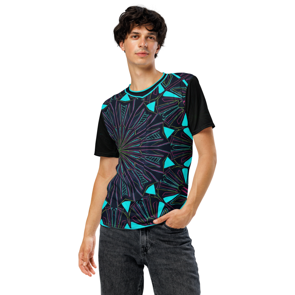 Neon Schmetterling T-Shirt – Geometrisches Design