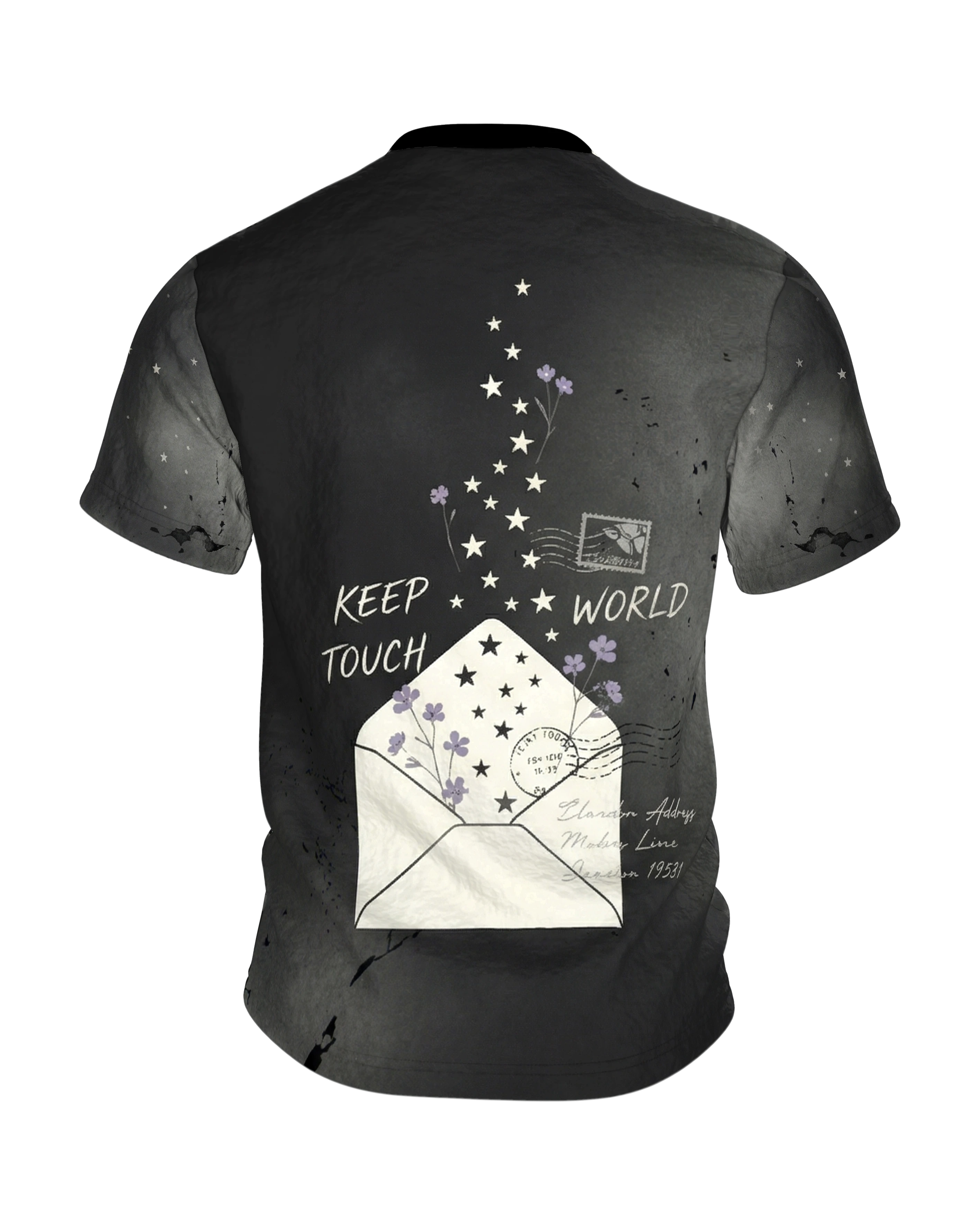 Versiegelter Brief T-Shirt, Rückseite