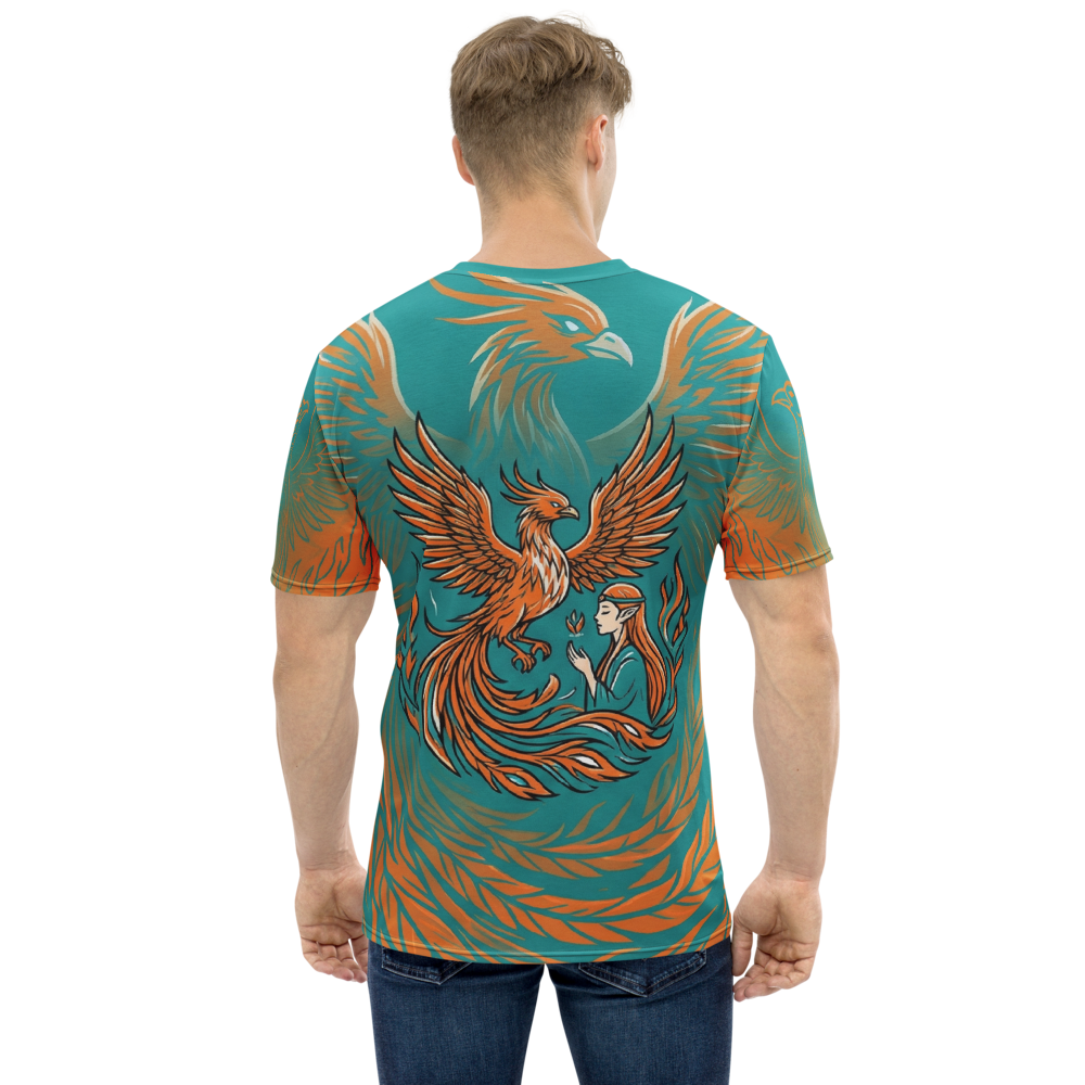 Phönix & Elfe T-Shirt – Mystische Harmonie