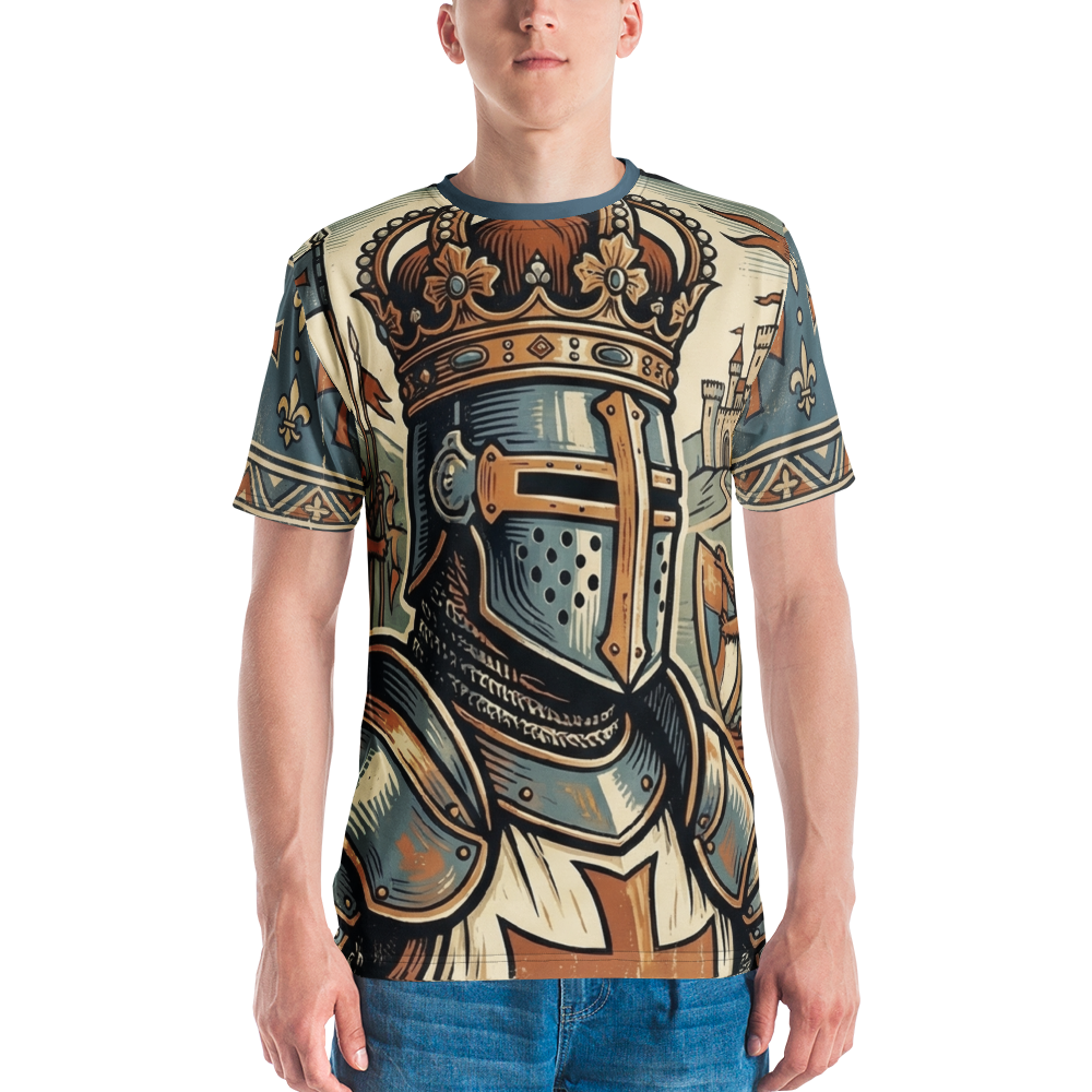Königlicher Kreuzritter T-Shirt – Vintage Heraldik