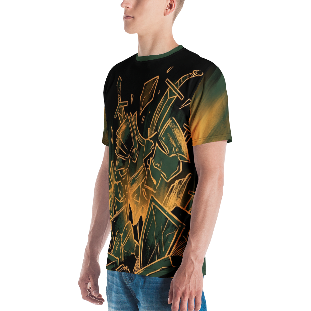 Zerstörte Rüstung T-Shirt – Magisches Fantasy-Design