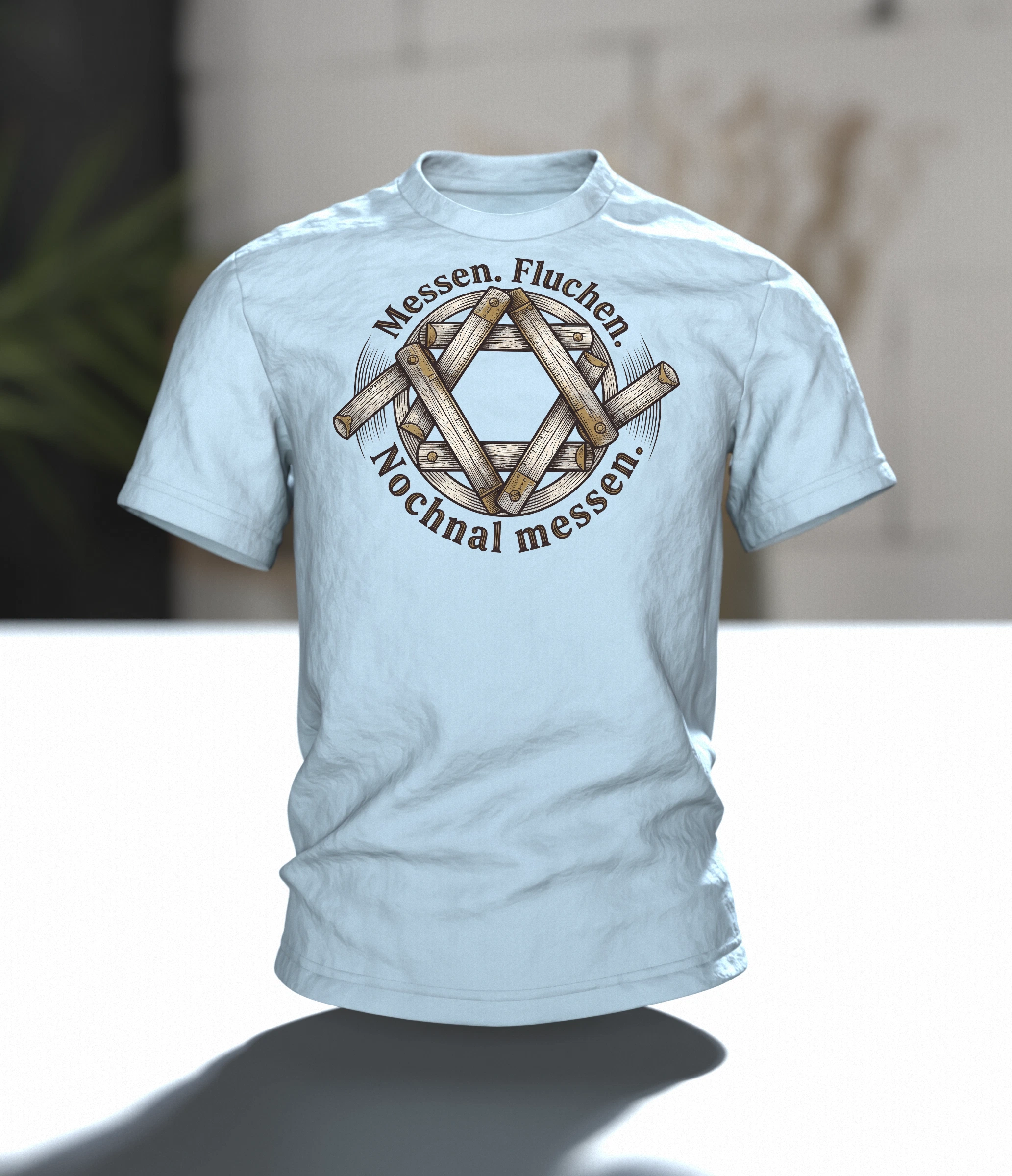 Vertrau mir, ich bin fast Elektriker T-Shirt, Premium Unikat, Im Raum