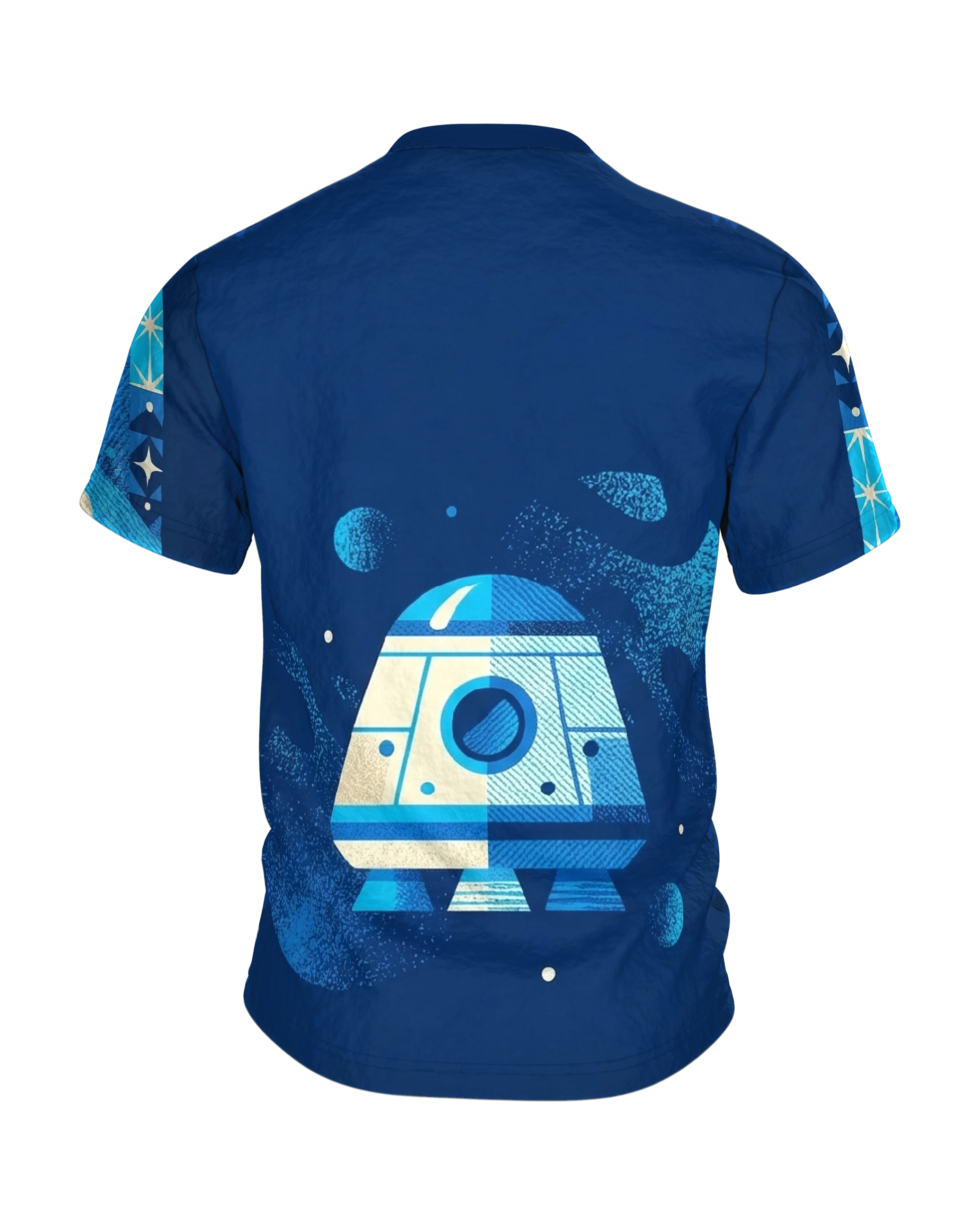 Retro Astronaut & Raumkapsel T-Shirt: Kosmos, Rückseite