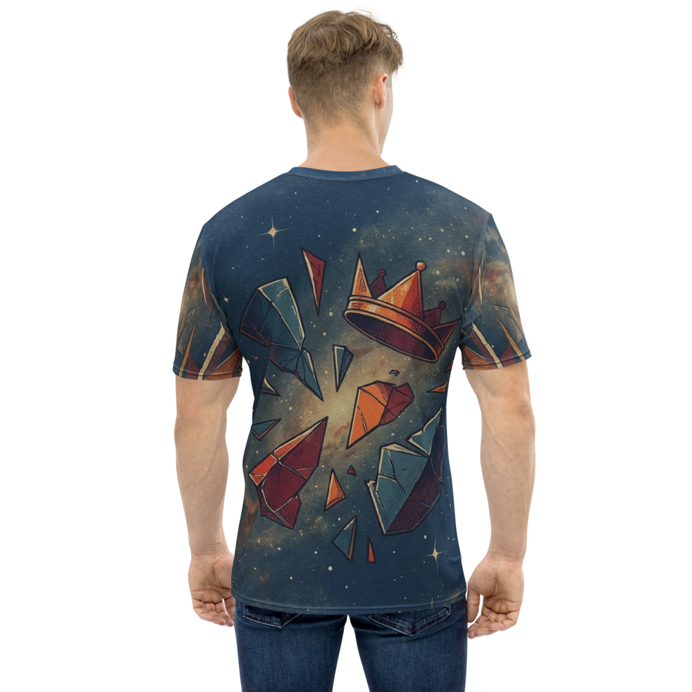 Kosmischer Kreuzritter Galaxie — Vintage Comic T-Shirt