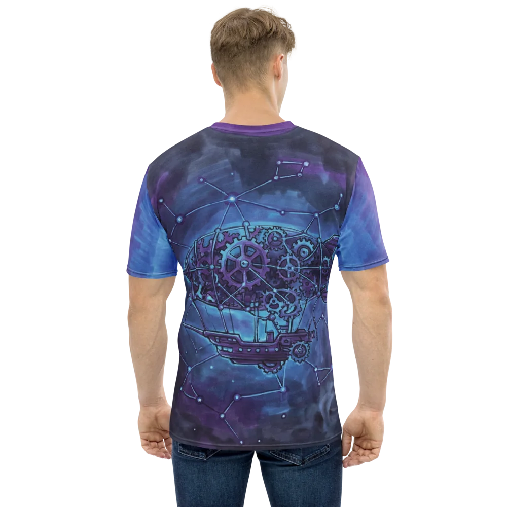 Steampunk Herz T-Shirt — Zeppelin Cosmic Mechanik