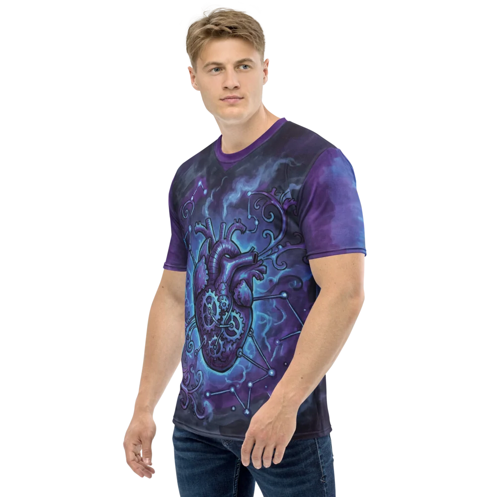 Steampunk Herz T-Shirt — Zeppelin Cosmic Mechanik