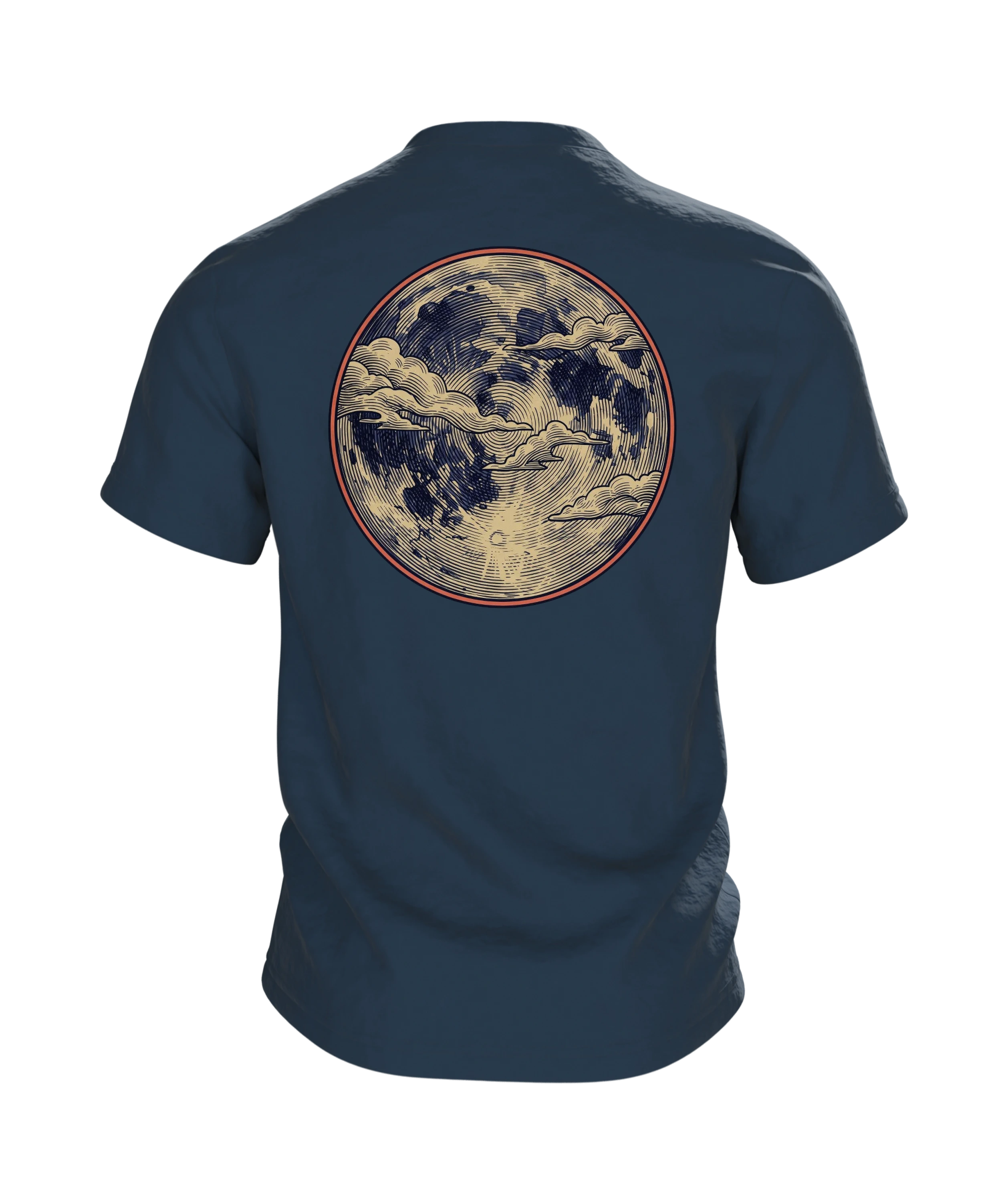 Ukiyo-e Katze auf Welle – feiner Holzschnitt T-Shirt
