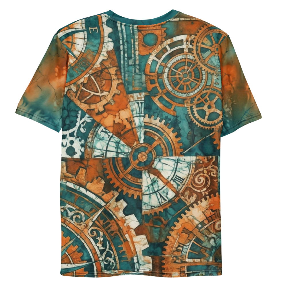 Steampunk Uhrwerk T-Shirt – Kosmische Mechanik