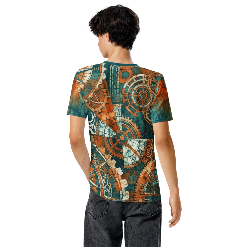 Steampunk Uhrwerk T-Shirt – Kosmische Mechanik