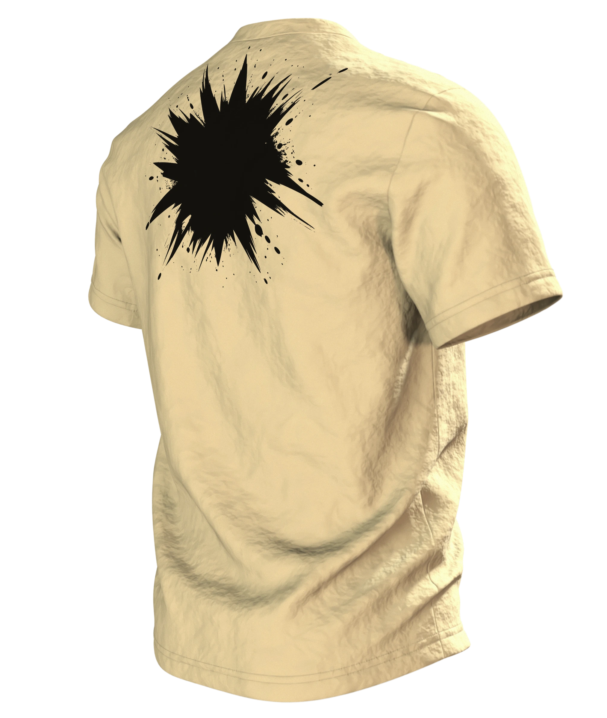 Sprühdose Graffiti T-Shirt: Urban Street Art Design, Rückseite schräg links