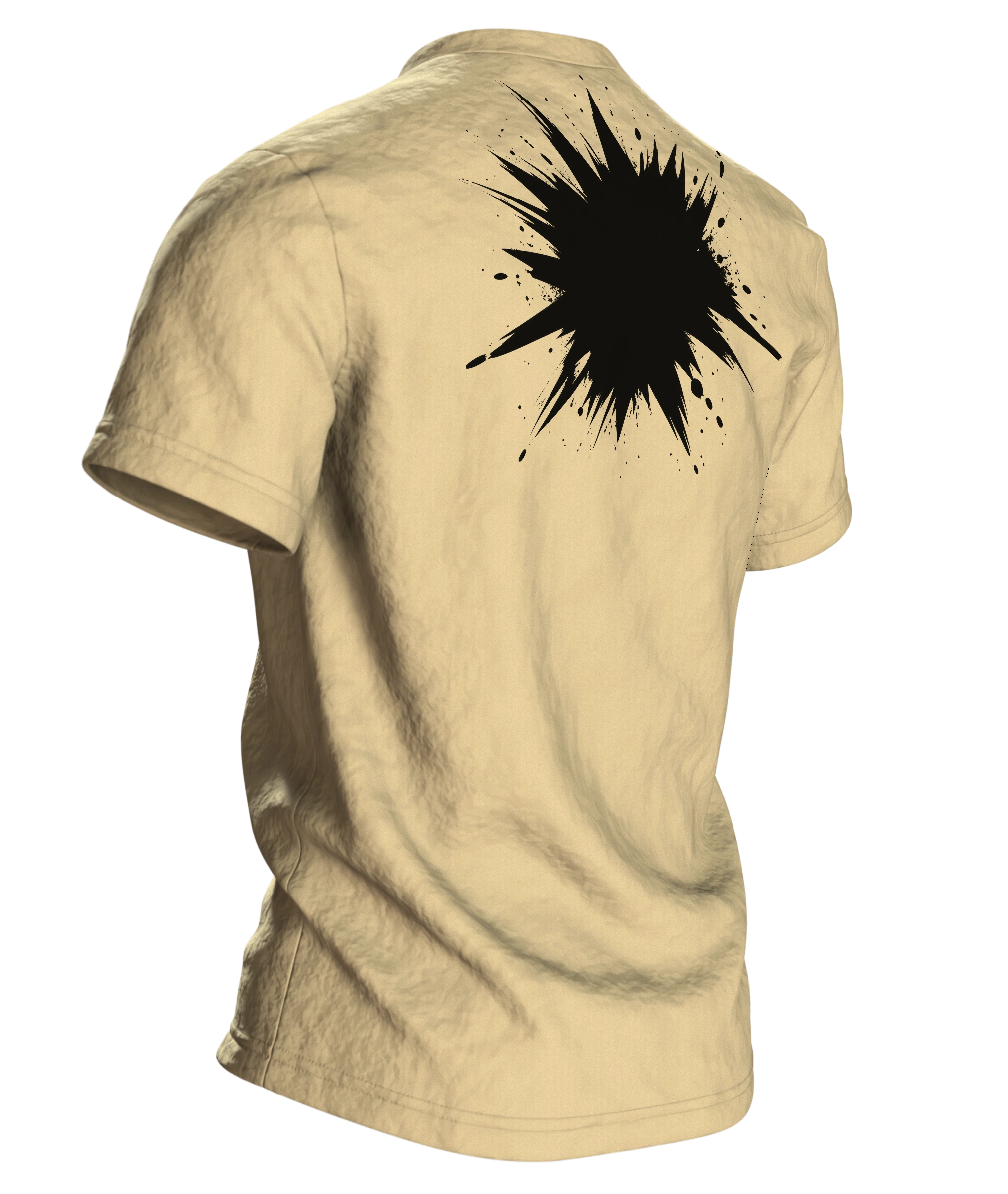 Sprühdose Graffiti T-Shirt: Urban Street Art Design, Rückseite schräg rechts