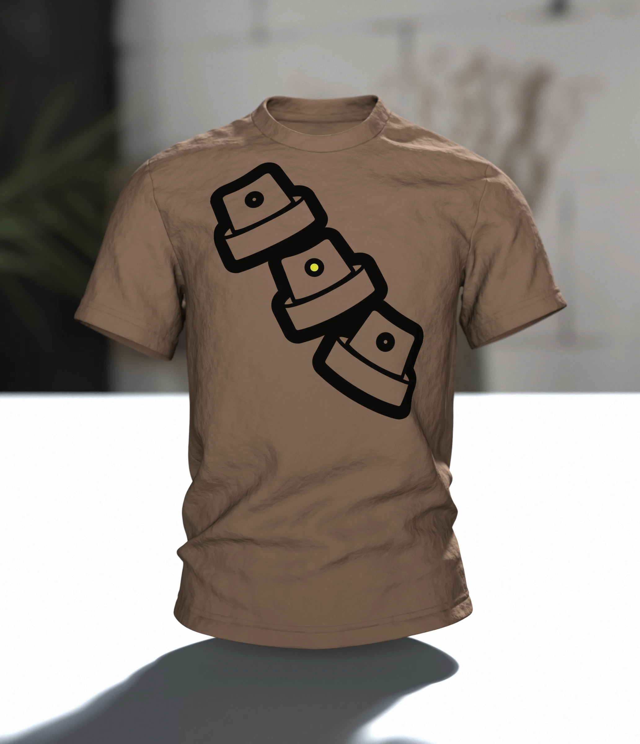 Spraydose Graffiti T-Shirt: Urban Street Art Design, Im Raum