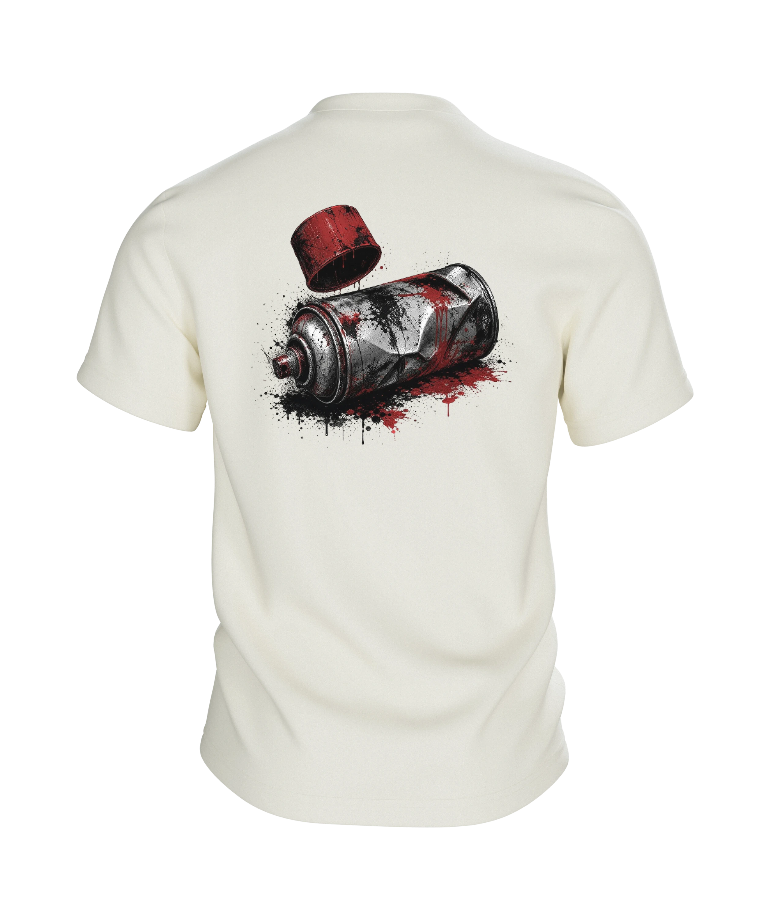 Spruehdose im Grunge Stil Premium Baumwoll T-Shirt