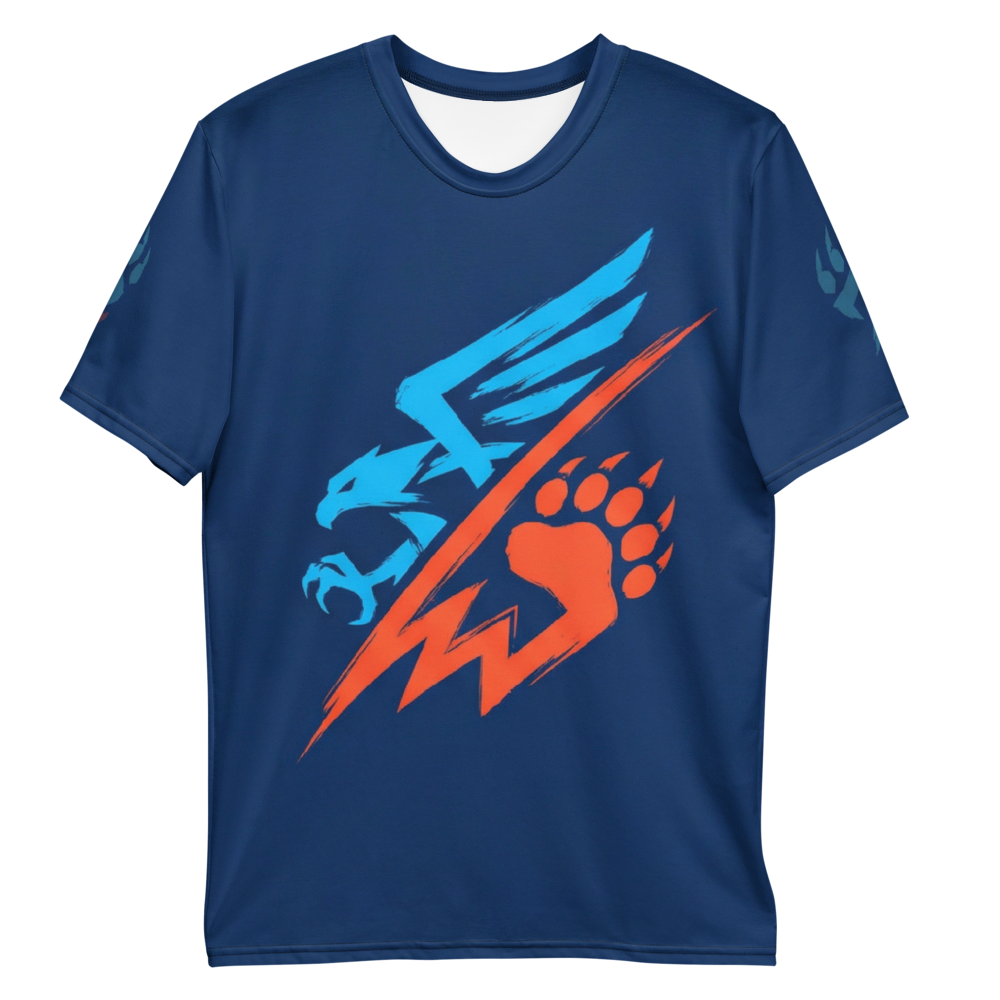 Adler & Bär T-Shirt – Dynamisches Clash-Design
