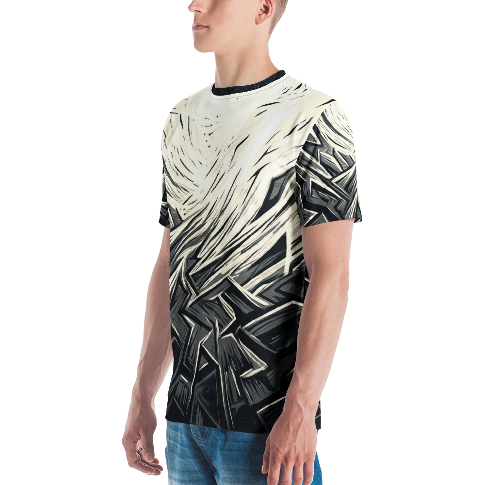Shattered Octagon Kampfkunst — Holzschnitt Bewegung T-Shirt