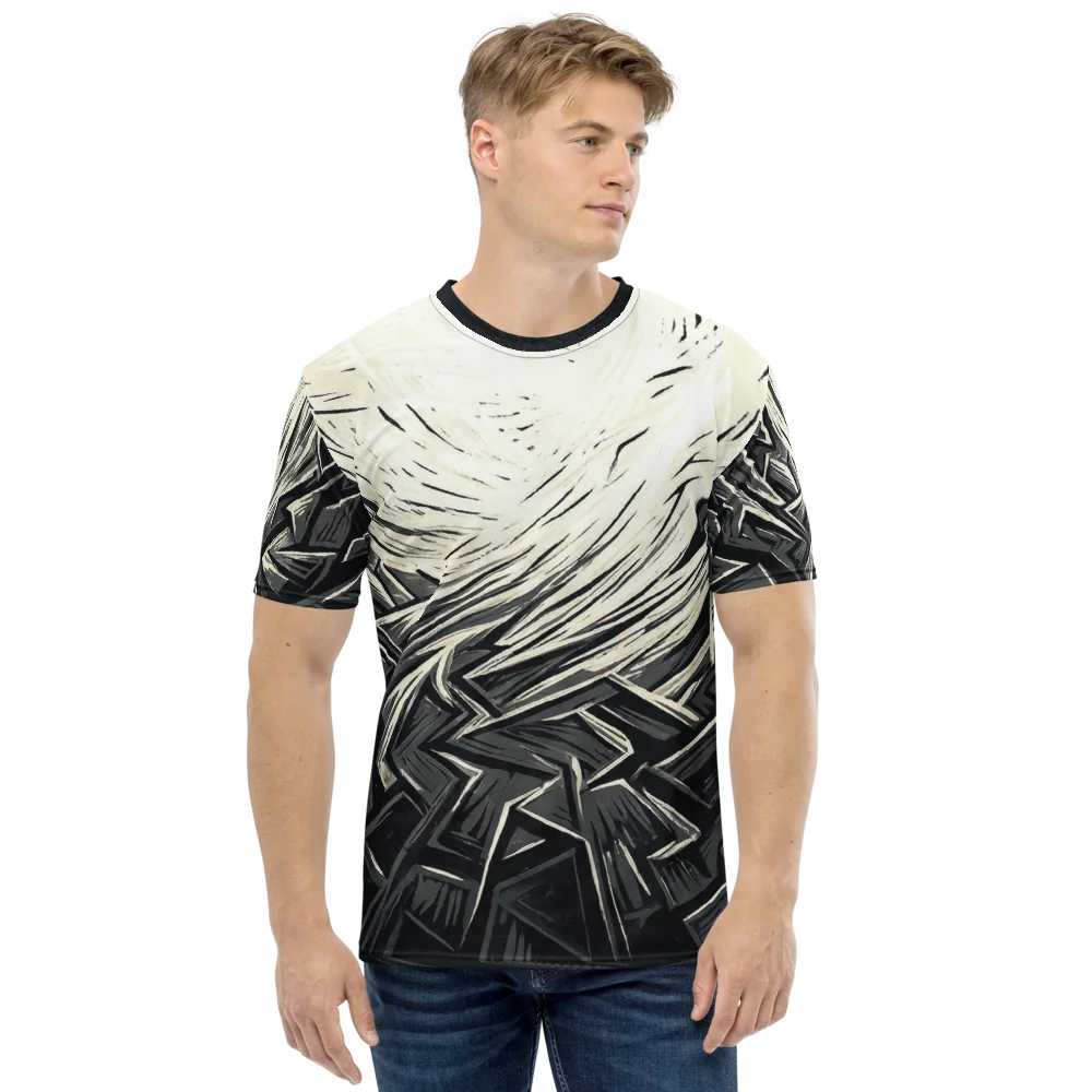Shattered Octagon T-Shirt — Holzschnitt Kampfkunst — Ansicht 8