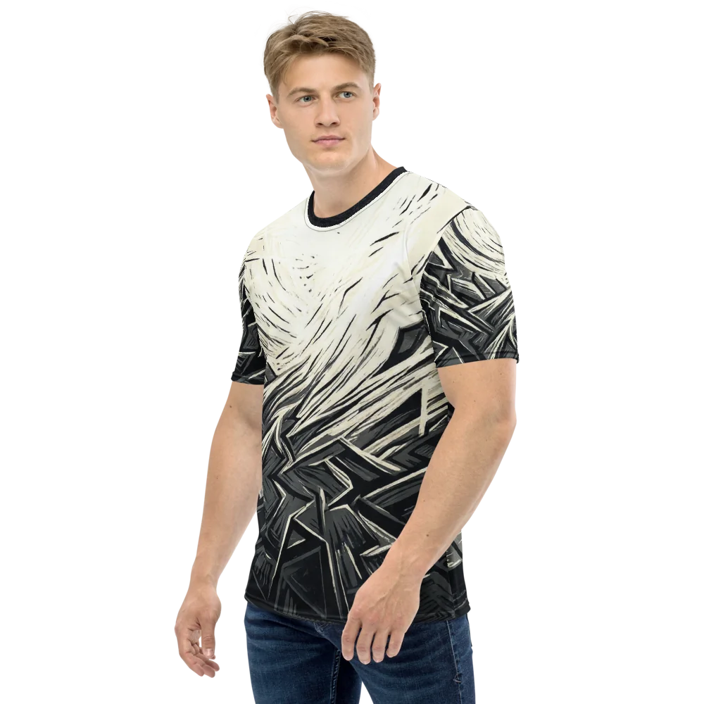 Shattered Octagon T-Shirt — Holzschnitt Kampfkunst