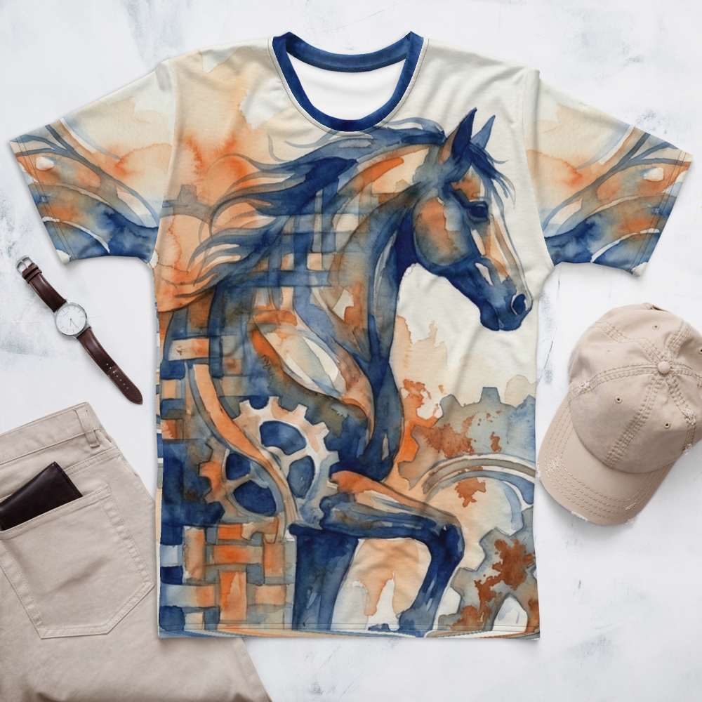 Mechanisches Aquarell Pferd — Default