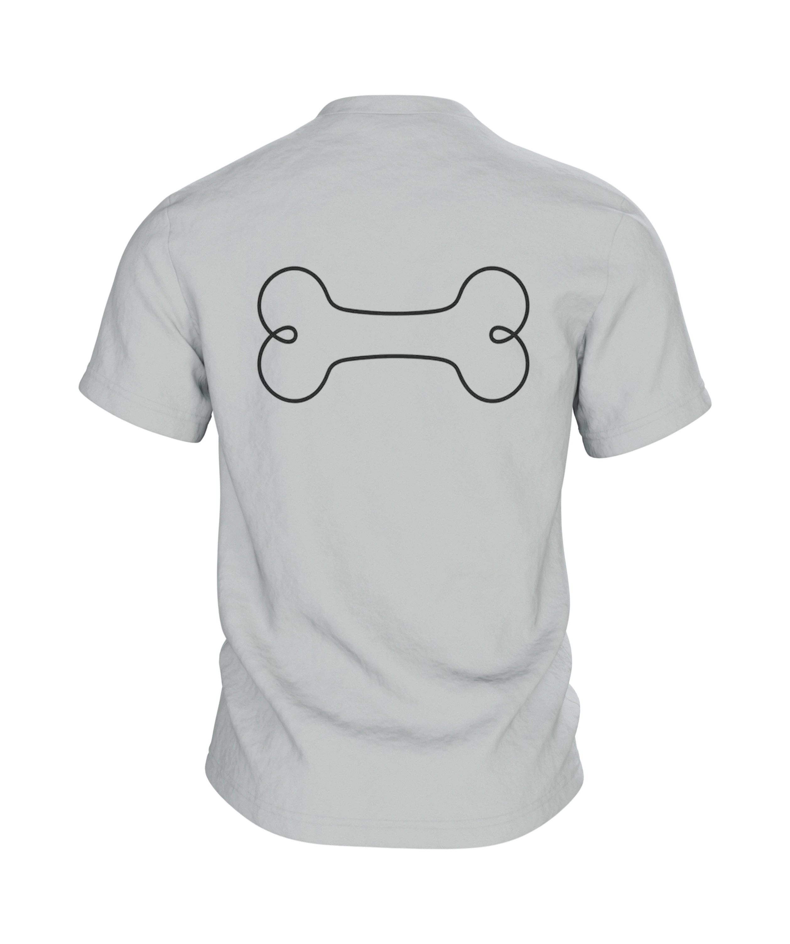 Dackel Mama T-Shirt – minimalistische Dackel Linienkunst — Rückseite