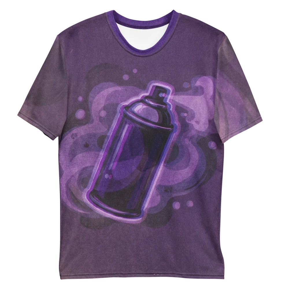 Graffiti Sprühdose T-Shirt — Lila Street Art